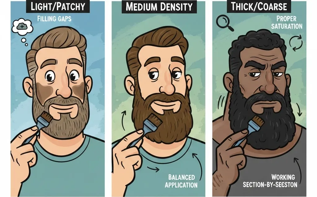brush-on beard color