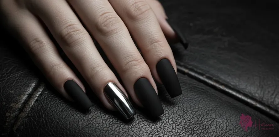 Classic Matte Black Coffin