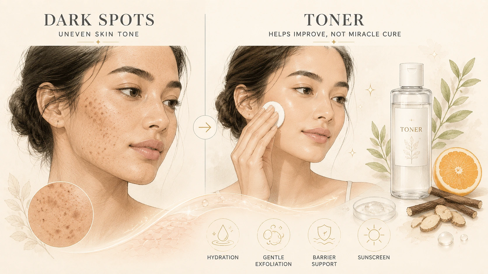 Does Toner Help with Dark Spots