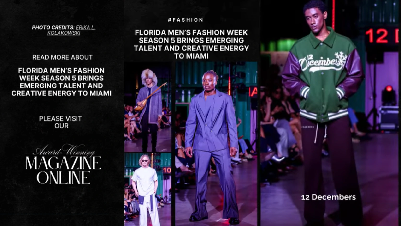 Florida Men's Fashion Week Season 5: Miami Skate Park Runway