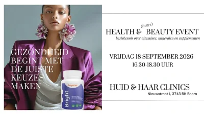 Health & (Inner)Beauty Event Baarn, 18 September 2026